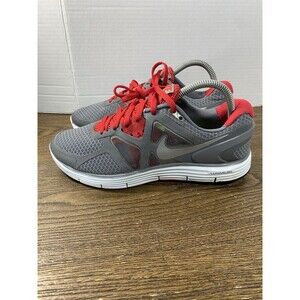 Nike Lunarglide 3 Red Grey Shoes Running Shoes 454164-002 Womens Size 8/mens 6.5